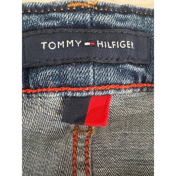 NWT Tommy Hilfiger 40W x 30L Mens Stretch Straight Denim Jeans Blue Cotton - Picture 2 of 16